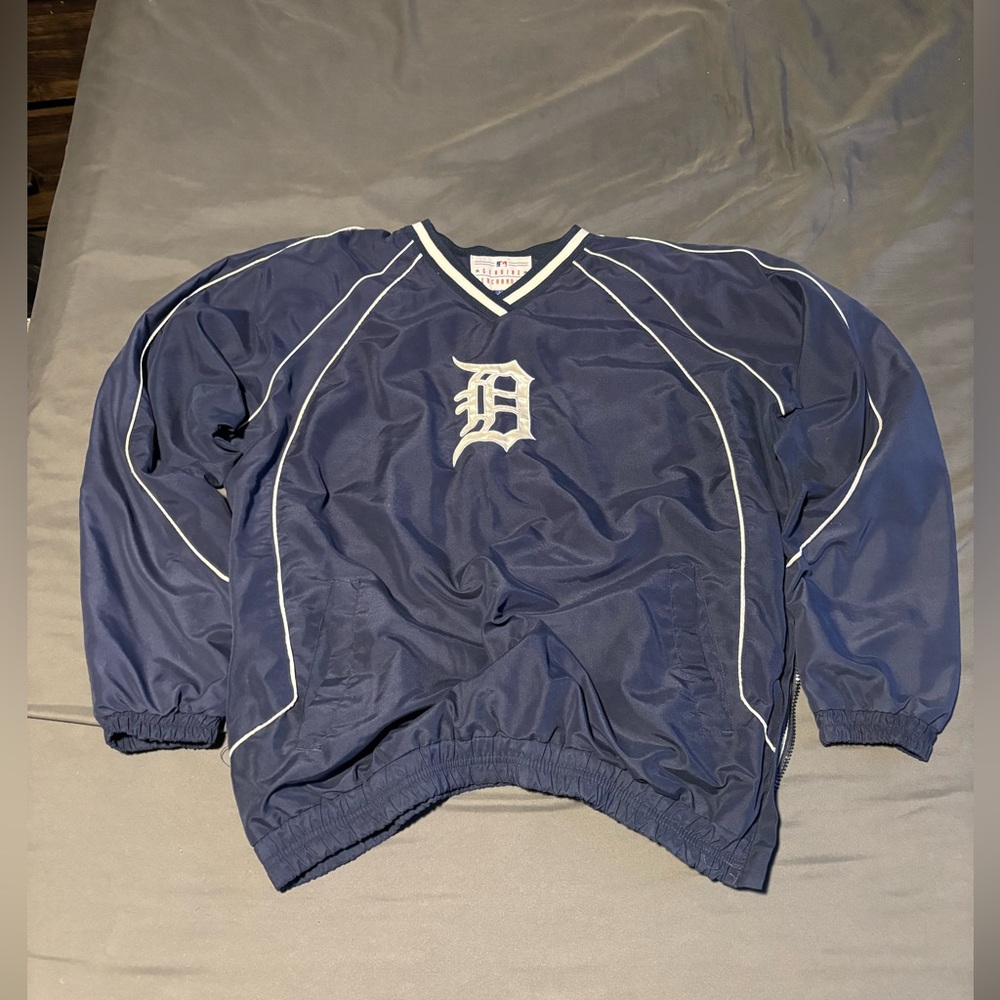 Y2K MLB Detroit Pullover Navy Large